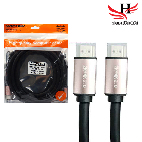 تصویر کابل MACHER MR96 HDMI 4K 1/5M 